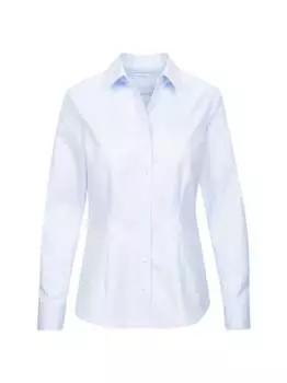 Однотонная блузка-рубашка Seidensticker, синий