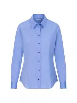 Однотонная блузка-рубашка Seidensticker, синий