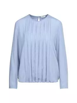 Однотонная блузка-рубашка Seidensticker, синий