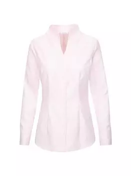 Однотонная блузка с воротником-боколкой Seidensticker, розовый