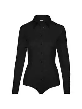 Однотонная боди-блузка Seidensticker, черный