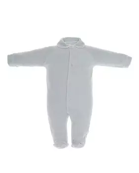 Однотонная детская пижама с застежкой спереди Cambrass, светло-серый