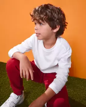 Однотонная футболка для мальчика с длинными рукавами Kids El Corte Ingls, белый