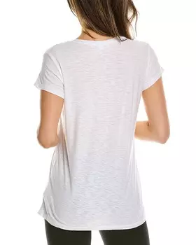 Однотонная футболка James Perse, белый