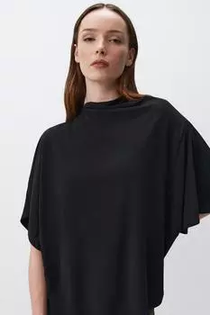 Однотонная футболка Jimmy Key, черный