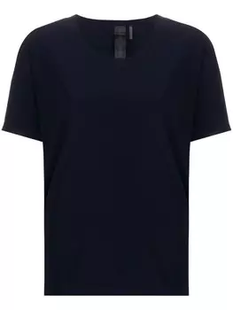 Однотонная футболка Norma Kamali, синий