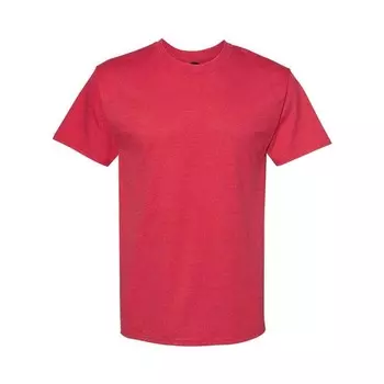 Однотонная футболка с короткими рукавами Beefy-T Floso, цвет Heather Red