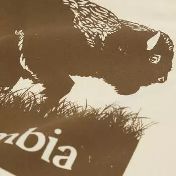 Однотонная футболка с короткими рукавами мужская Columbia, цвет Chalk