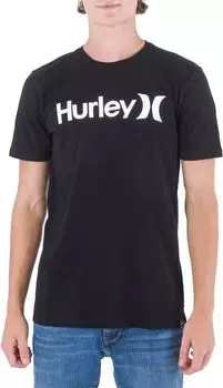 Однотонная футболка с короткими рукавами One & Only Hurley, черный
