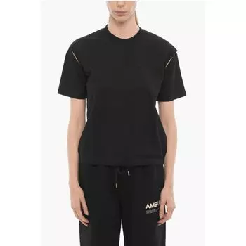 Однотонная футболка с круглым вырезом Ambush, Black