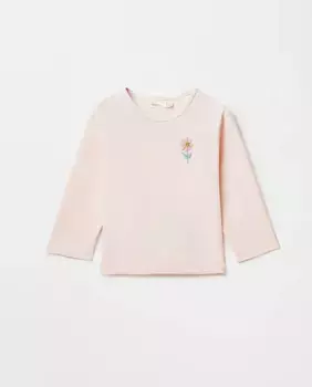 Однотонная футболка Sfera, розовый