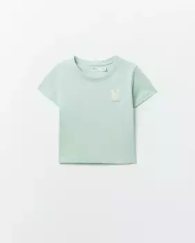 Однотонная футболка Sfera, светло-зеленый