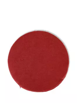 Однотонная хлопковая подушка на стул Coincasa, красный