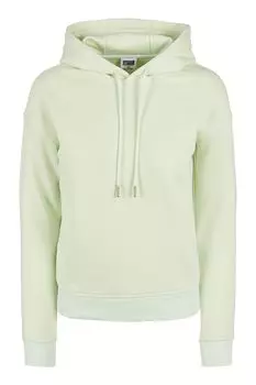Однотонная хлопковая толстовка с капюшоном Urban Classics, зеленый