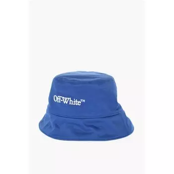 Однотонная кепка-панама из хлопкового твила DRILL BOOKISH Off-White, Blue