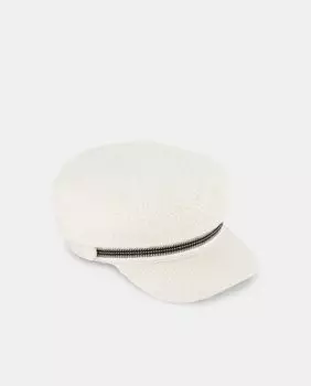 Однотонная кепка пекаря цвета экрю Tintoretto