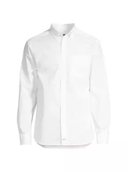 Однотонная классическая рубашка Murray Vineyard Vines, белый