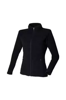 Однотонная куртка из микрофлиса Skinni Fit, черный