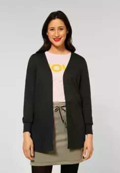 Однотонная куртка-рубашка STREET ONE, оливковый