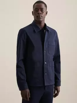 Однотонная куртка Seidensticker, синий