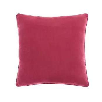 Однотонная меланжевая подушка Coincasa, темно-розовый