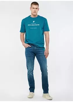 Однотонная мужская футболка Mavi