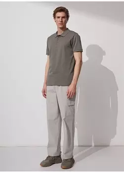 Однотонная мужская футболка-поло Fabrika