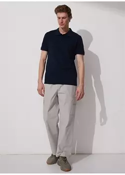 Однотонная мужская футболка-поло Fabrika