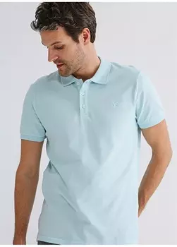 Однотонная мужская футболка-поло Fabrika