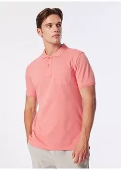 Однотонная мужская футболка-поло кораллового цвета SUNNY-R Pierre Cardin, коралловый
