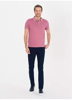 Однотонная мужская футболка-поло Pierre Cardin