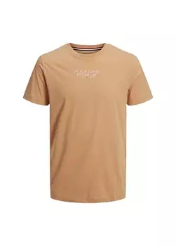 Однотонная мужская футболка с круглым вырезом Jack & Jones