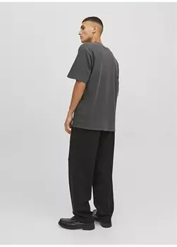Однотонная мужская футболка с круглым вырезом Jack & Jones