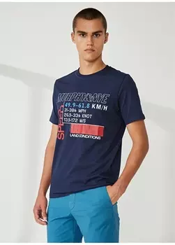 Однотонная мужская футболка с круглым вырезом Murphy&Nye