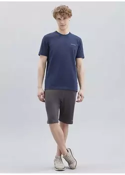 Однотонная мужская футболка с круглым вырезом Skechers