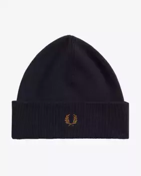 Однотонная мужская кепка с логотипом Fred Perry, синий