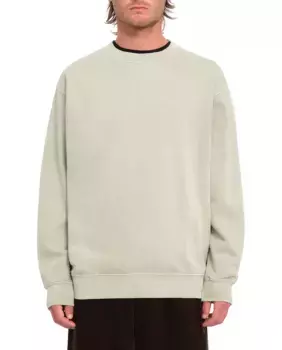 Однотонная мужская толстовка с круглым вырезом Volcom, цвет Verde Agua