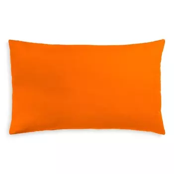 Однотонная наволочка из чистого хлопка - Tortona Lisola Basic, цвет Arancio