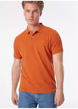 Однотонная оранжевая мужская футболка-поло M1110343A5EY_CLASSIC PIQUE POLO Superdry, оранжевый