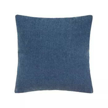 Однотонная подушка с эффектом теней. Coincasa, синий