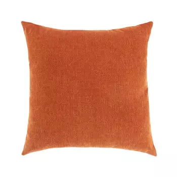 Однотонная подушка с эффектом теней. Coincasa, темно-оранжевый