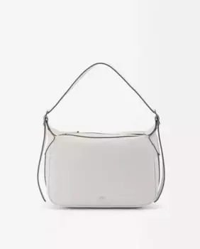 Однотонная регулируемая женская сумка через плечо на молнии Parfois, белый