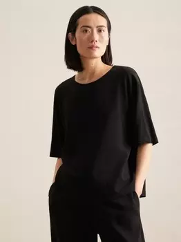 Однотонная рубашка Seidensticker, черный