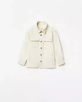 Однотонная рубашка Sfera, цвет Crudo