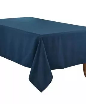 Однотонная скатерть повседневного дизайна, 60 x 60 дюймов Saro Lifestyle, синий