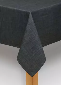 Однотонная скатерть с льняным эффектом Croff, серый