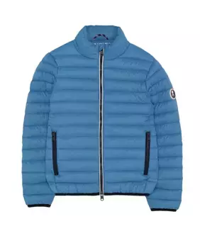 Однотонная стеганая куртка для мальчика elPulpo, синий