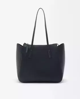 Однотонная сумка через плечо в стиле шоппер на молнии Parfois, темно-синий