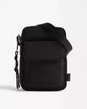 Однотонная сумка для мобильного телефона, трансформируемая в сумку на плечо, с застежкой-молнией Parfois, черный