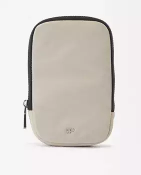 Однотонная сумка для мобильного телефона, трансформируемая в сумку через плечо, с застежкой-молнией и съемным кошельком Parfois, цвет Crudo
